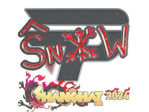 Sticker | snow (Glitter) | Shanghai 2024 (Sticker | snow (Glitter) | Shanghai 2024)