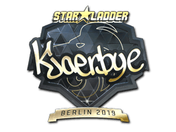Sticker | Kjaerbye (Gold) | Berlin 2019 (Sticker | Kjaerbye (Gold) | Berlin 2019)