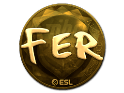 Sticker | fer (Gold) | Katowice 2019 (Sticker | fer (Gold) | Katowice 2019)