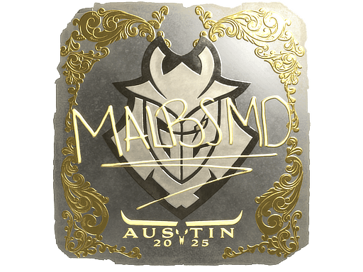 Sticker | malbsMd (Gold) | Austin 2025 (Sticker | malbsMd (Gold) | Austin 2025)