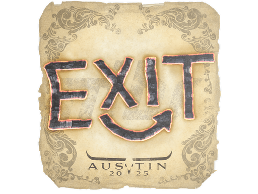 Sticker | exit | Austin 2025 (Sticker | exit | Austin 2025)