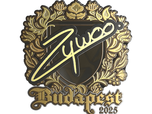 Sticker | ZywOo (Gold) | Budapest 2025 (Sticker | ZywOo (Gold) | Budapest 2025)