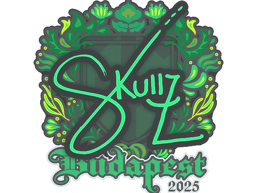 Sticker | skullz | Budapest 2025 (Sticker | skullz | Budapest 2025)
