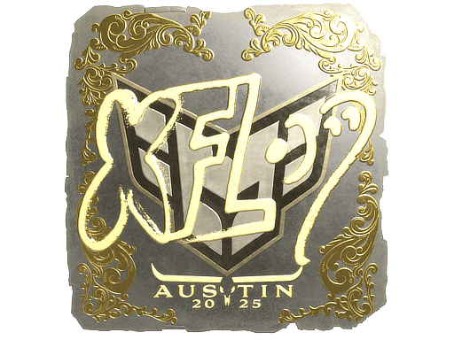 Sticker | xfl0ud (Gold) | Austin 2025 (Sticker | xfl0ud (Gold) | Austin 2025)
