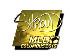 Sticker | shroud (Gold) | MLG Columbus 2016 (Sticker | shroud (Gold) | MLG Columbus 2016)