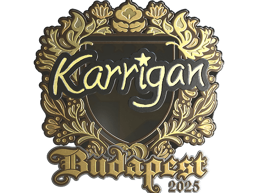 Sticker | karrigan (Gold) | Budapest 2025 (Sticker | karrigan (Gold) | Budapest 2025)