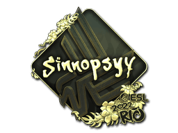 Sticker | sinnopsyy (Gold) | Rio 2022 (Sticker | sinnopsyy (Gold) | Rio 2022)