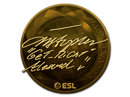 Sticker | GeT_RiGhT (Gold) | Katowice 2019 (Sticker | GeT_RiGhT (Gold) | Katowice 2019)