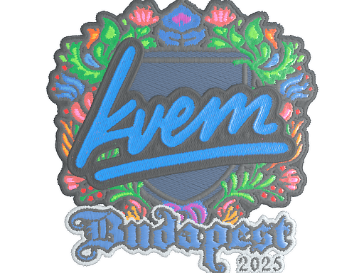 Sticker | Kvem (Embroidered) | Budapest 2025 (Sticker | Kvem (Embroidered) | Budapest 2025)