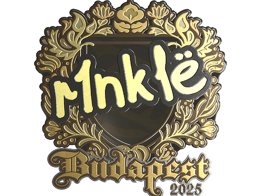 Sticker | r1nkle (Gold) | Budapest 2025 (Sticker | r1nkle (Gold) | Budapest 2025)