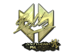 Sticker | boltz (Gold) | Antwerp 2022 (Sticker | boltz (Gold) | Antwerp 2022)