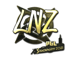 Sticker | LNZ (Gold) | Stockholm 2021 (Sticker | LNZ (Gold) | Stockholm 2021)