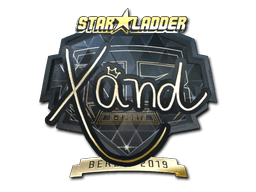 Sticker | xand (Gold) | Berlin 2019 (Sticker | xand (Gold) | Berlin 2019)