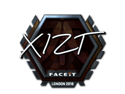 Sticker | Xizt (Foil) | London 2018 (Sticker | Xizt (Foil) | London 2018)
