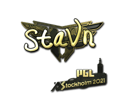 Sticker | stavn (Gold) | Stockholm 2021 (Sticker | stavn (Gold) | Stockholm 2021)