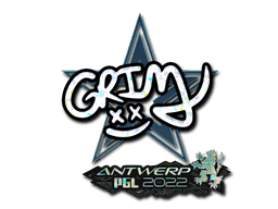 Sticker | Grim (Glitter) | Antwerp 2022 (Sticker | Grim (Glitter) | Antwerp 2022)