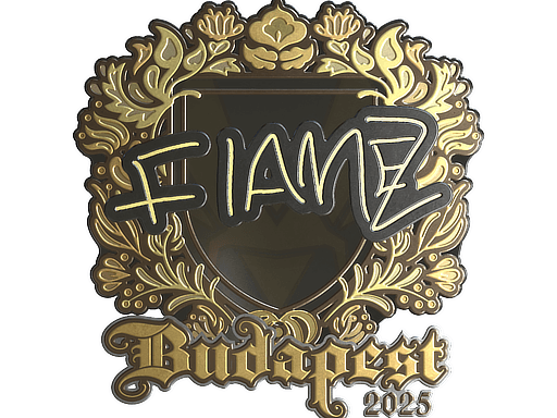 Sticker | FlameZ (Gold) | Budapest 2025 (Sticker | FlameZ (Gold) | Budapest 2025)