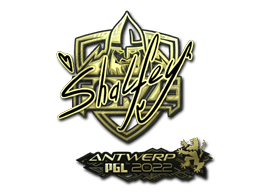 Sticker | shalfey (Gold) | Antwerp 2022 (Sticker | shalfey (Gold) | Antwerp 2022)