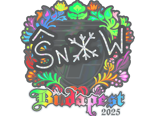 Sticker | snow (Holo) | Budapest 2025 (Sticker | snow (Holo) | Budapest 2025)