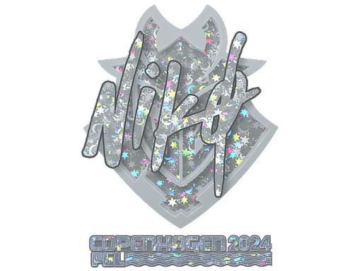 Sticker | NiKo (Glitter) | Copenhagen 2024 (Sticker | NiKo (Glitter) | Copenhagen 2024)
