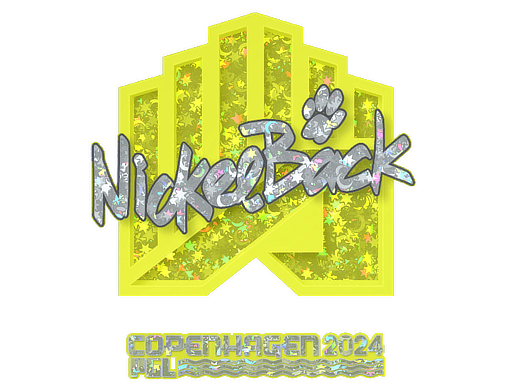 Sticker | NickelBack (Glitter) | Copenhagen 2024 (Sticker | NickelBack (Glitter) | Copenhagen 2024)