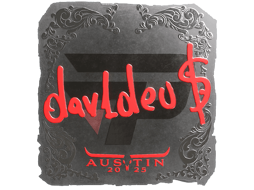 Sticker | dav1deuS (Foil) | Austin 2025 (Sticker | dav1deuS (Foil) | Austin 2025)
