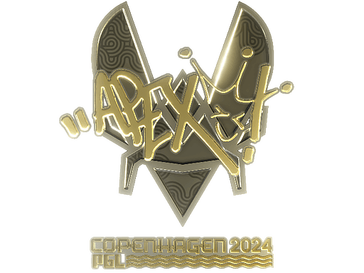 Sticker | apEX (Gold) | Copenhagen 2024 (Sticker | apEX (Gold) | Copenhagen 2024)