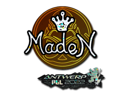 Sticker | maden (Glitter) | Antwerp 2022 (Sticker | maden (Glitter) | Antwerp 2022)