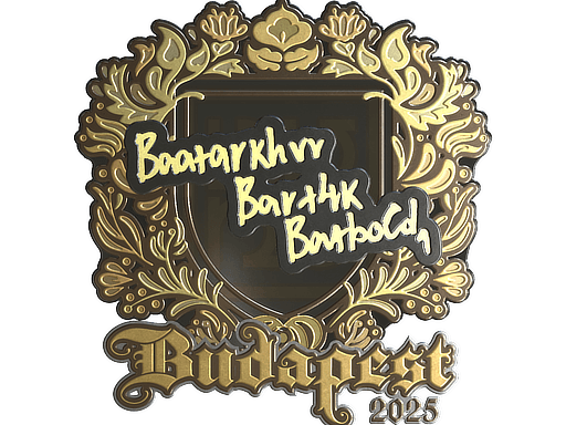 Sticker | Bart4k (Gold) | Budapest 2025 (Sticker | Bart4k (Gold) | Budapest 2025)