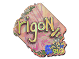 Sticker | rigoN (Holo) | Rio 2022 (Sticker | rigoN (Holo) | Rio 2022)