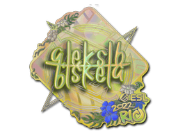Sticker | Aleksib (Holo) | Rio 2022 (Sticker | Aleksib (Holo) | Rio 2022)