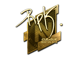 Sticker | RpK (Gold) | Boston 2018 (Sticker | RpK (Gold) | Boston 2018)