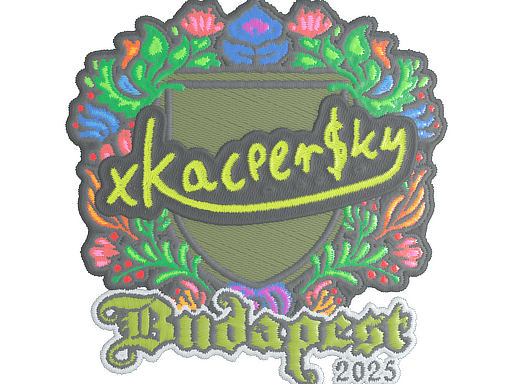 Sticker | xKacpersky (Embroidered) | Budapest 2025 (Sticker | xKacpersky (Embroidered) | Budapest 2025)