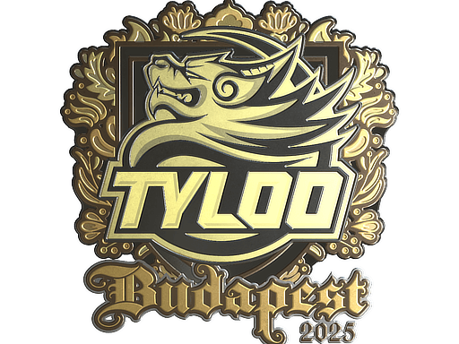 Sticker | TYLOO (Gold) | Budapest 2025 (Sticker | TYLOO (Gold) | Budapest 2025)