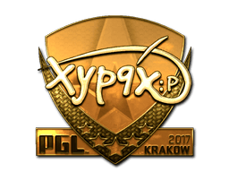 Sticker | Xyp9x (Gold) | Krakow 2017 (Sticker | Xyp9x (Gold) | Krakow 2017)