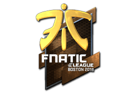 Sticker | Fnatic (Foil) | Boston 2018 (Sticker | Fnatic (Foil) | Boston 2018)