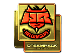 Sticker | HellRaisers (Gold) | DreamHack 2014 (Sticker | HellRaisers (Gold) | DreamHack 2014)