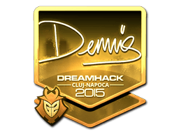 Sticker | dennis (Gold) | Cluj-Napoca 2015 (Sticker | dennis (Gold) | Cluj-Napoca 2015)