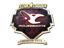 Sticker | mousesports (Gold) | Berlin 2019 (Sticker | mousesports (Gold) | Berlin 2019)