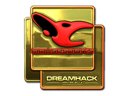 Sticker | mousesports (Gold) | DreamHack 2014 (Sticker | mousesports (Gold) | DreamHack 2014)