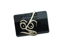 Sticker | Hello MP7 (Gold) (Sticker | Hello MP7 (Gold))