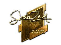 Sticker | ShahZaM (Gold) | Boston 2018 (Sticker | ShahZaM (Gold) | Boston 2018)