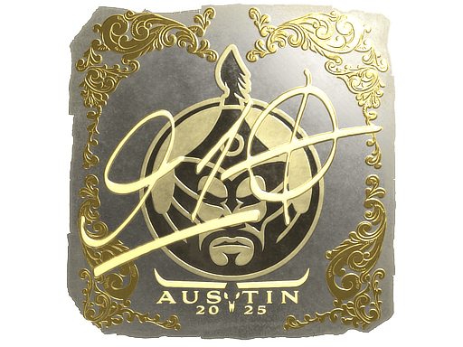 Sticker | 910 (Gold) | Austin 2025 (Sticker | 910 (Gold) | Austin 2025)