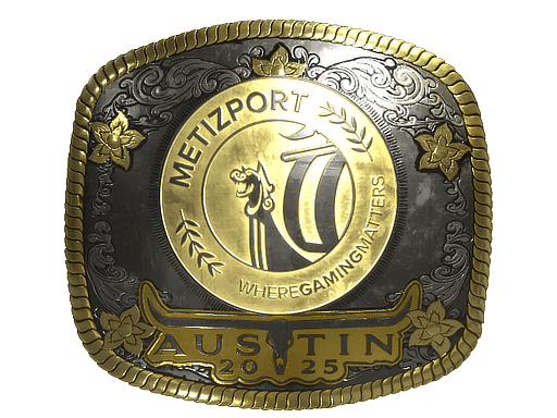 Sticker | Metizport (Gold) | Austin 2025 (Sticker | Metizport (Gold) | Austin 2025)