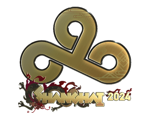 Sticker | Cloud9 (Gold) | Shanghai 2024 (Sticker | Cloud9 (Gold) | Shanghai 2024)