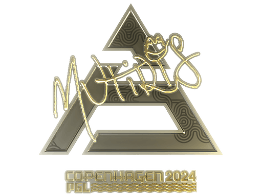 Sticker | MUTiRiS (Gold) | Copenhagen 2024 (Sticker | MUTiRiS (Gold) | Copenhagen 2024)