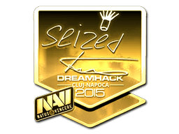 Sticker | seized (Gold) | Cluj-Napoca 2015 (Sticker | seized (Gold) | Cluj-Napoca 2015)