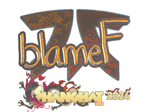 Sticker | blameF (Holo) | Shanghai 2024 (Sticker | blameF (Holo) | Shanghai 2024)