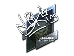 Sticker | NBK- (Foil) | Boston 2018 (Sticker | NBK- (Foil) | Boston 2018)