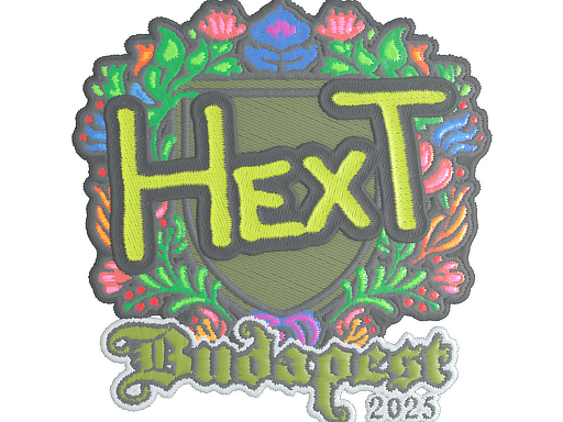 Sticker | HexT (Embroidered) | Budapest 2025 (Sticker | HexT (Embroidered) | Budapest 2025)